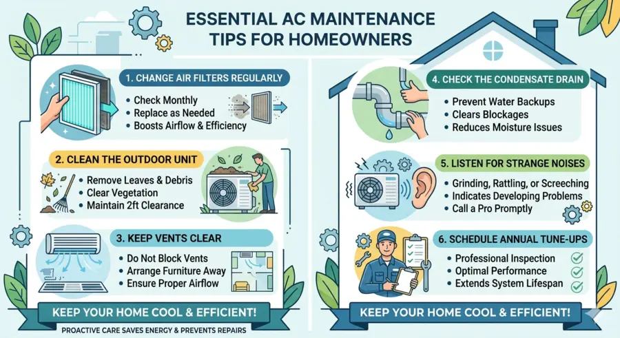 Best AC Maintenance Tips for Homeowners