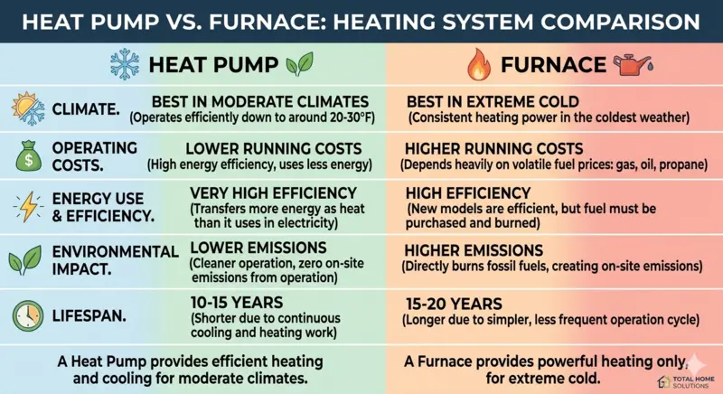 Heat Pump vs Furnace: Which System is Best?